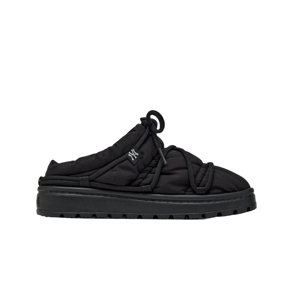 3AWBCPL56-50BKS MLB Plush Padding Mules Race New York Yankees Black