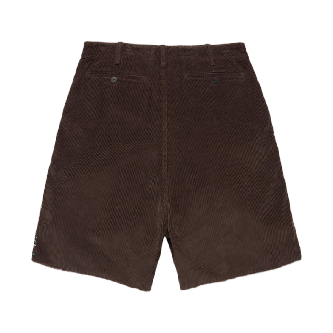 데님 티어스 옥시다이즈드 스터드 코듀로이 쇼츠 브라운(Denim Tears Oxidized Studs Corduroy Shorts Brown) - 2