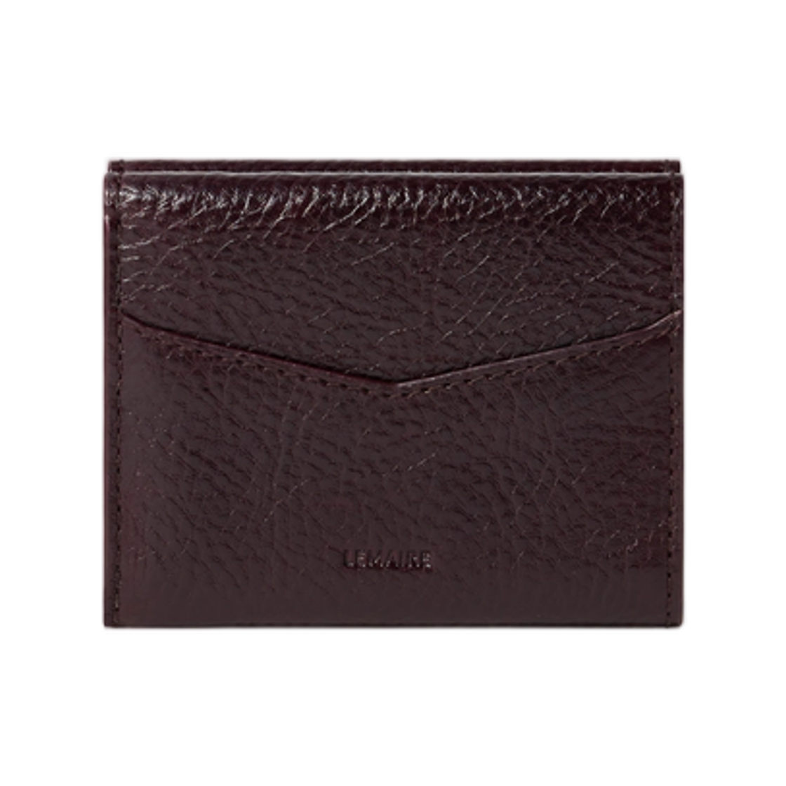 르메르 기어 트라이폴드 월렛 레더 다크 에그플랜트(Lemaire Gear Trifold Wallet in Leather Dark Eggplant) - 3