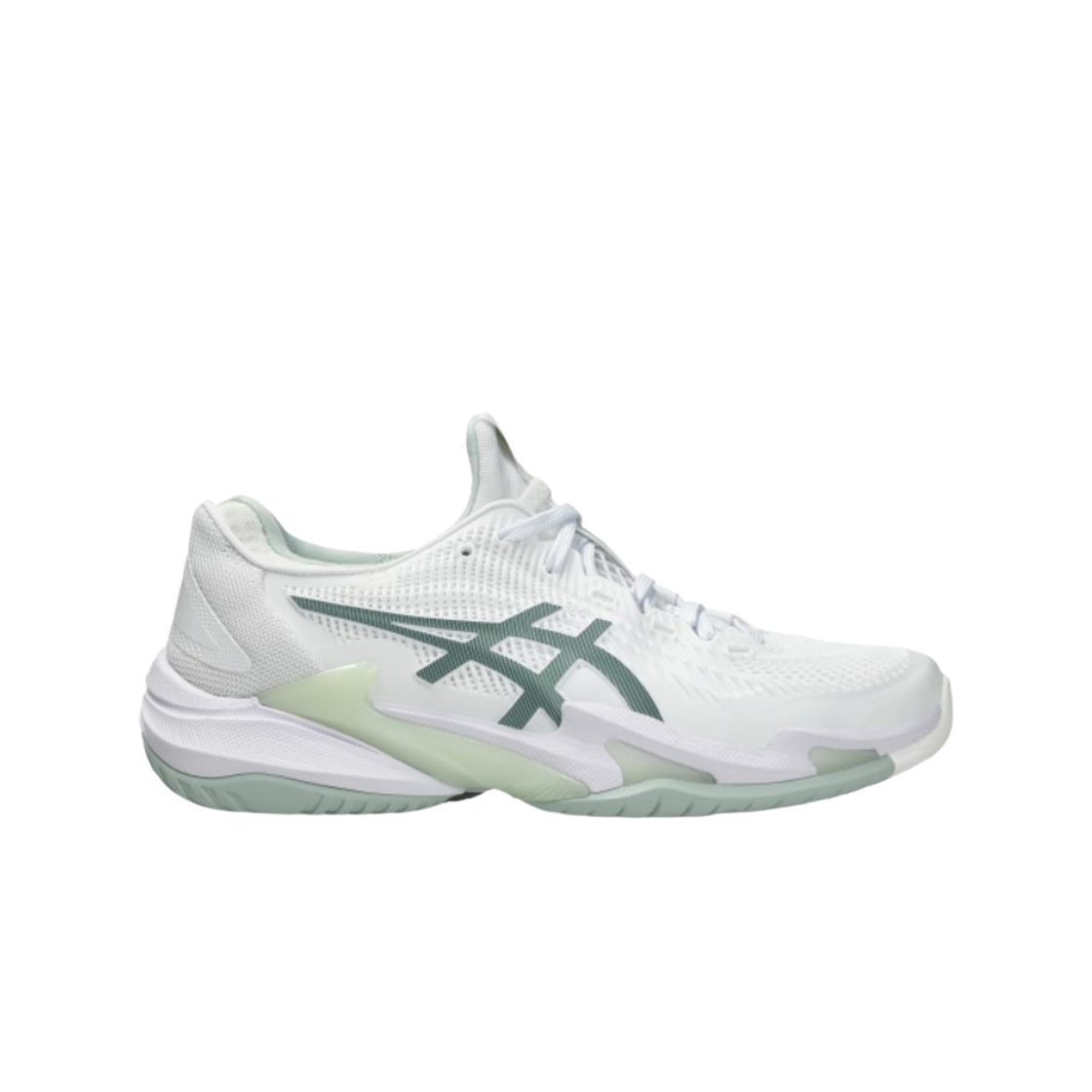 (W) 아식스 코트 FF 3 화이트 라이큰 락((W) Asics Court FF 3 White Lichen Rock) - 1