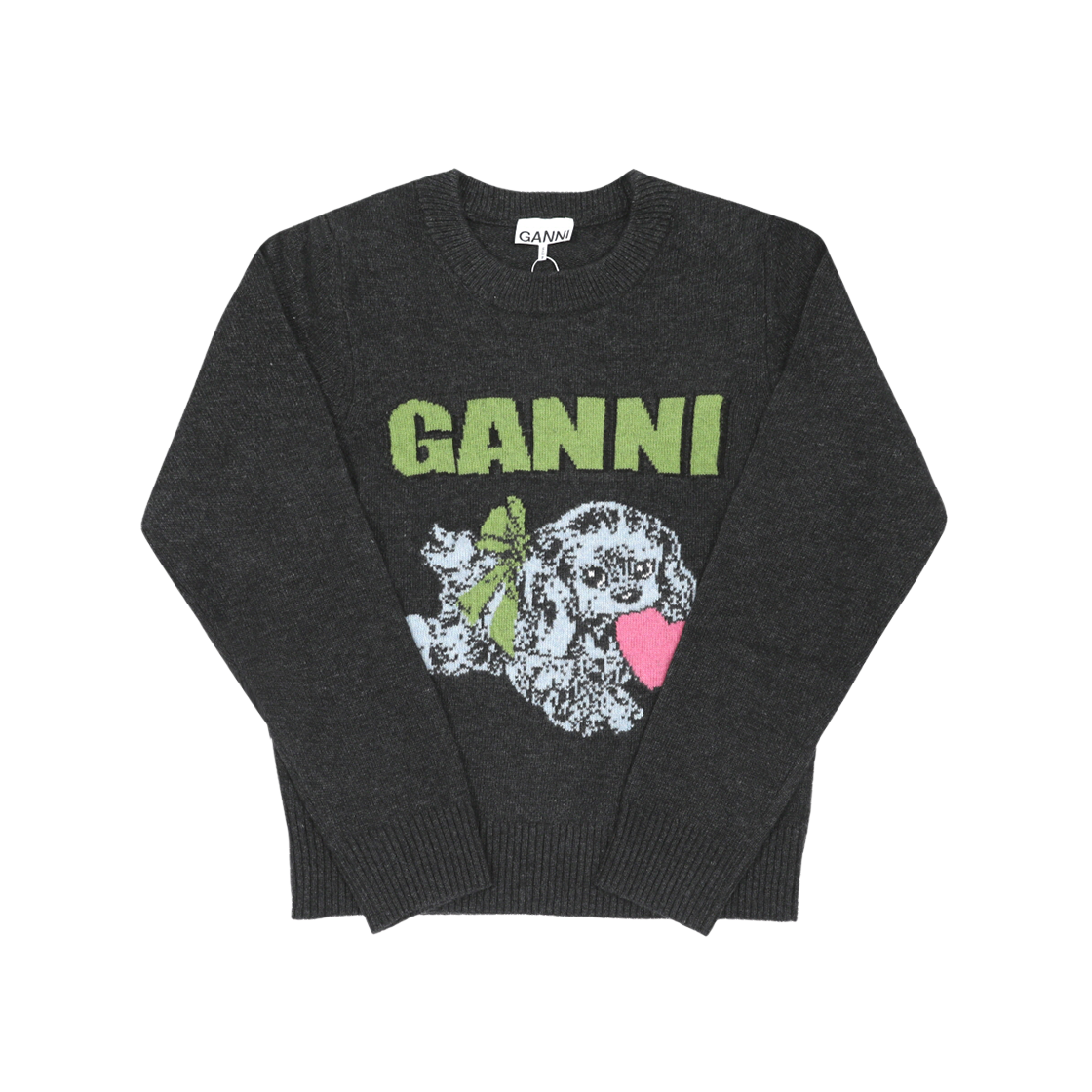 K2597 252 [20% 쿠폰] (W) Ganni Puppy Wool Jumper Phantom