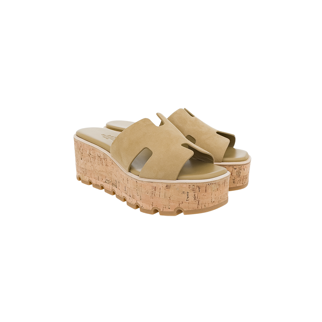 에르메스 에제 웨지힐 샌들 37 베쥬알바트르 (6HA0233)(Hermes Eje Wedge Heel Sandals 37 Beige Albatros)