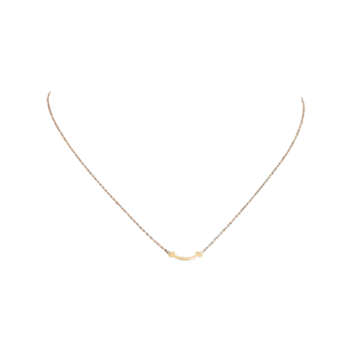 티파니 18K로즈골드 T스마일 미니 펜던트 목걸이aa57028(Tiffany 18K Rose Gold T Smile Mini Pendant Necklace)