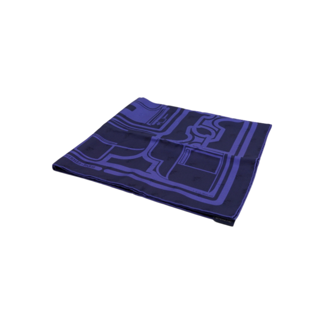 에르메스 블루 네이비 100%실크 90X90 까레 스퀘어 스카프aa61493(Hermes Blue Navy Les Coupes 100% Silk 90x90 Square Scarf)