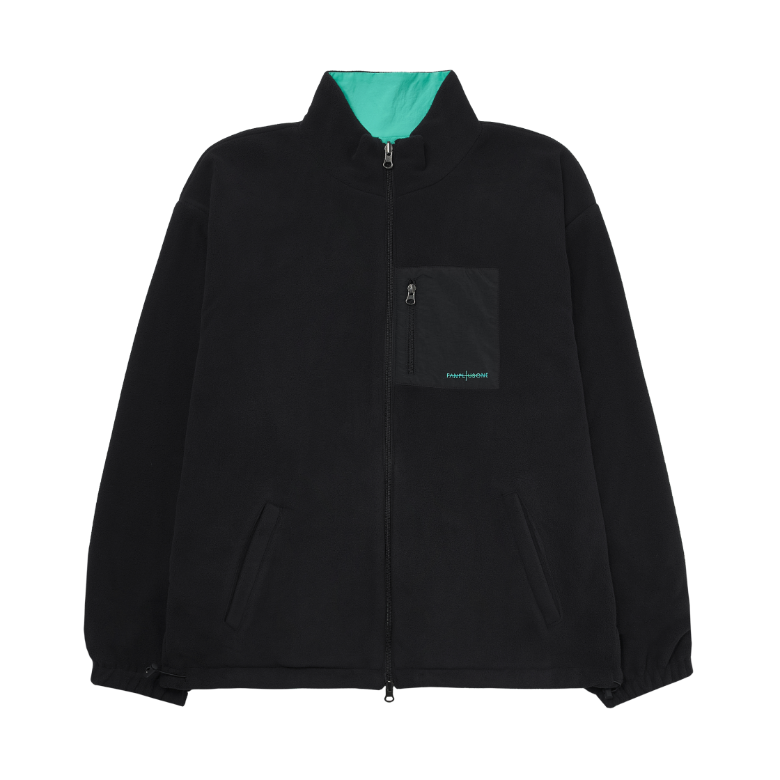 지드래곤 팸미팅 리버시블 점퍼 블랙 민트(G-DRAGON Fam Meeting Reversible Jumper Black Mint)