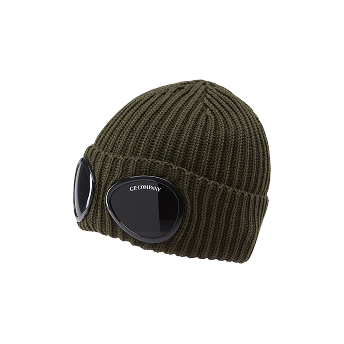 RFCMAC742A 005509A 683 [20% 쿠폰] C.P. Company Extrafine Merino Wool Goggle Beanie Ivy Green - 25FW