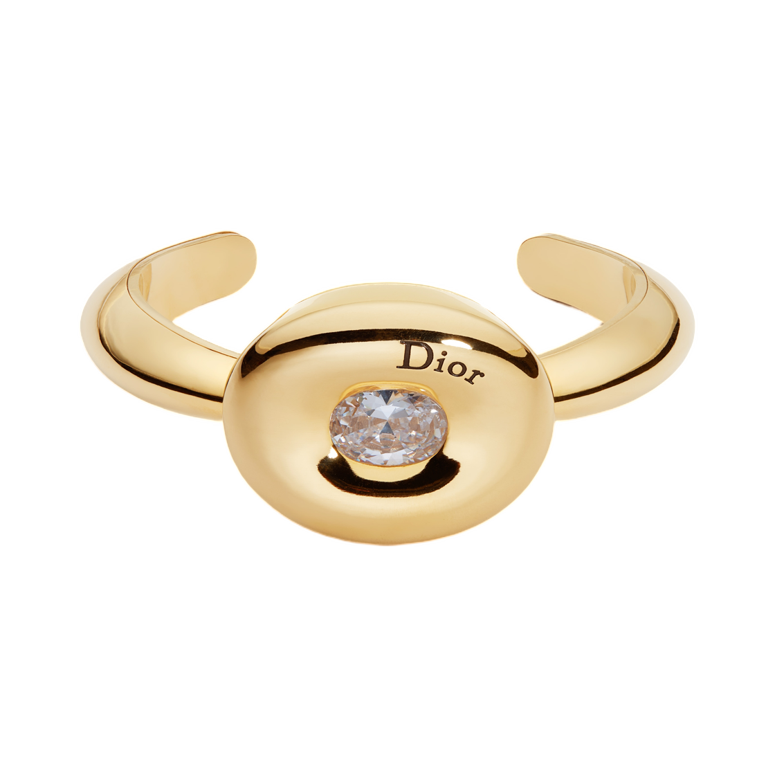 (W) 디올 락스 뱅글 피니쉬 메탈 앤 스파클링 크리스탈 골드((W) Dior Rocks Bangle Finish Metal And Sparkling Crystal Gold) - 1