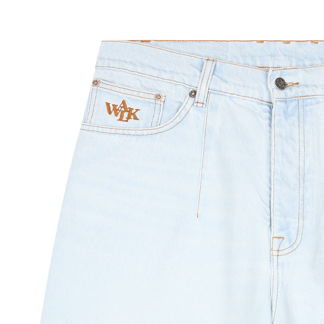 워크 인 파리 라이트 블루 데님 벌룬 쇼트 블뢰 - 26SS(Walk In Paris Light Blue Denim Balloon Short Bleu - 26SS) - 4