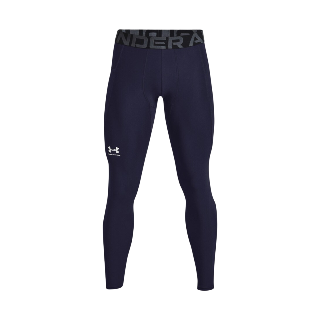 1361586-410 Under Armour Heatgear Leggings Midnight Navy White
