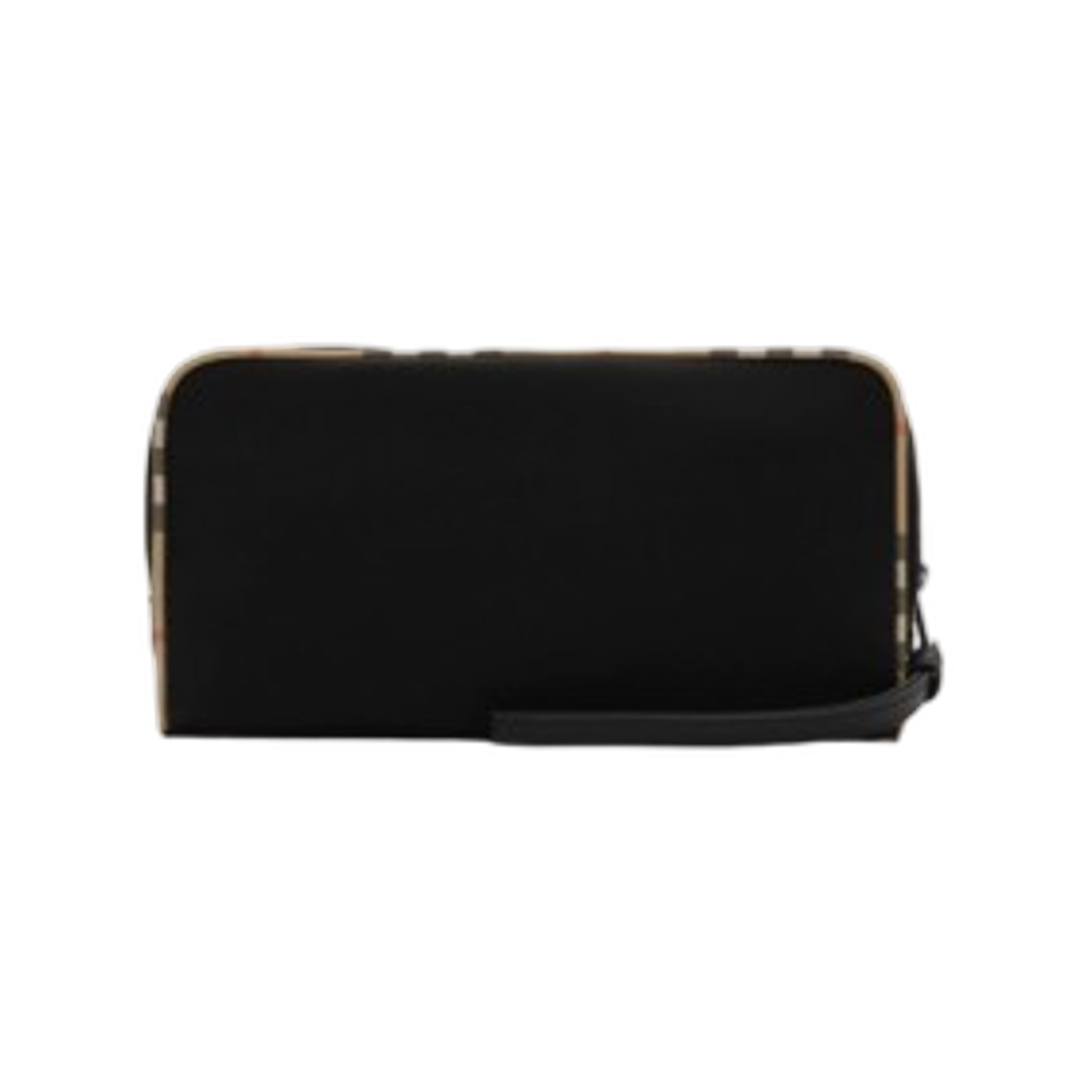 버버리 미디움 체크 트림 트래블 파우치 블랙(Burberry Medium Check Trim Travel Pouch Black) - 3