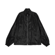 Matin Kim Logo Coating Jumper for Men In Black