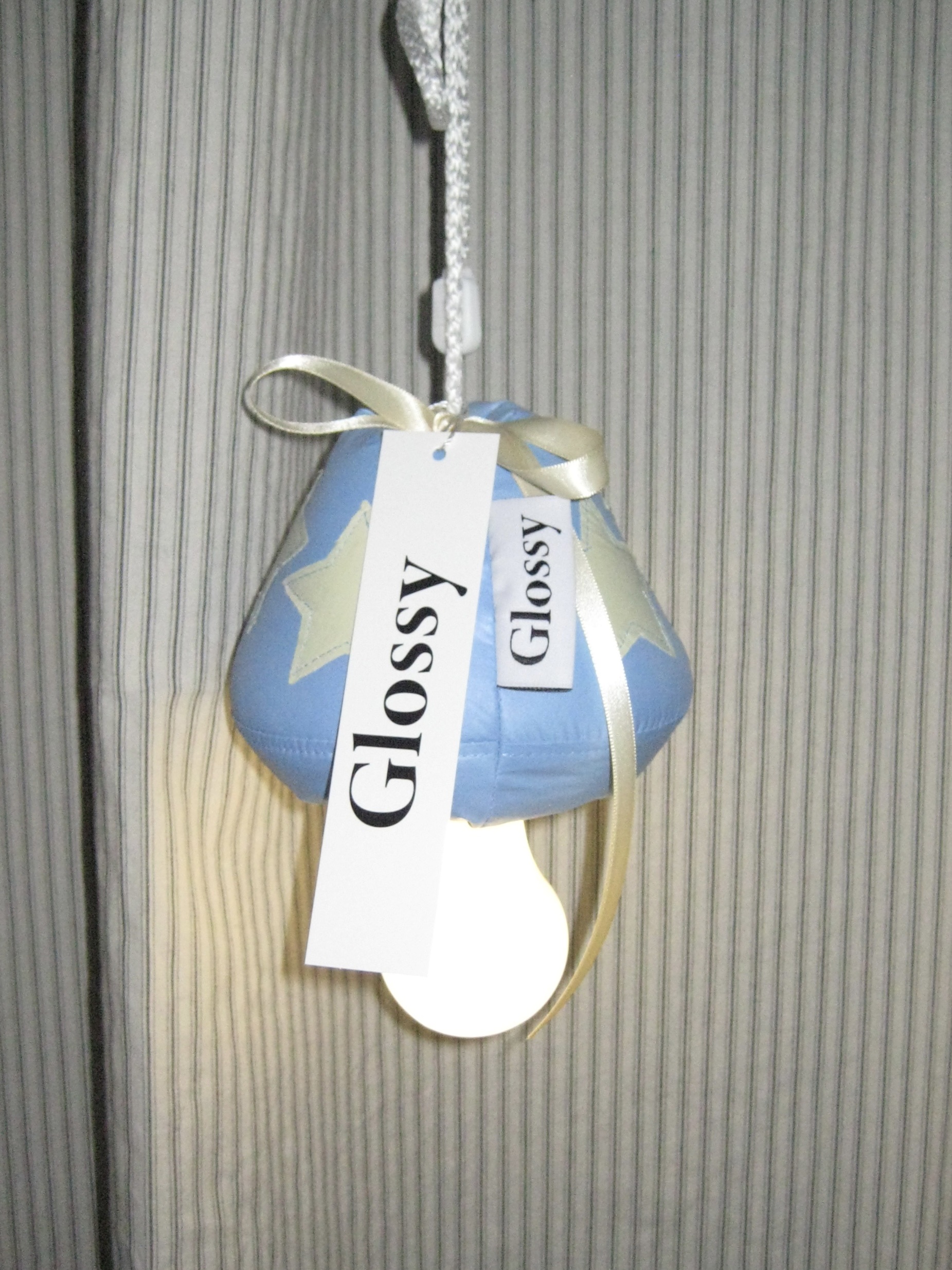 [KREAM 단독] Glossy Candy Star Mushroom Lamp Blue 착용 스타일 - 2