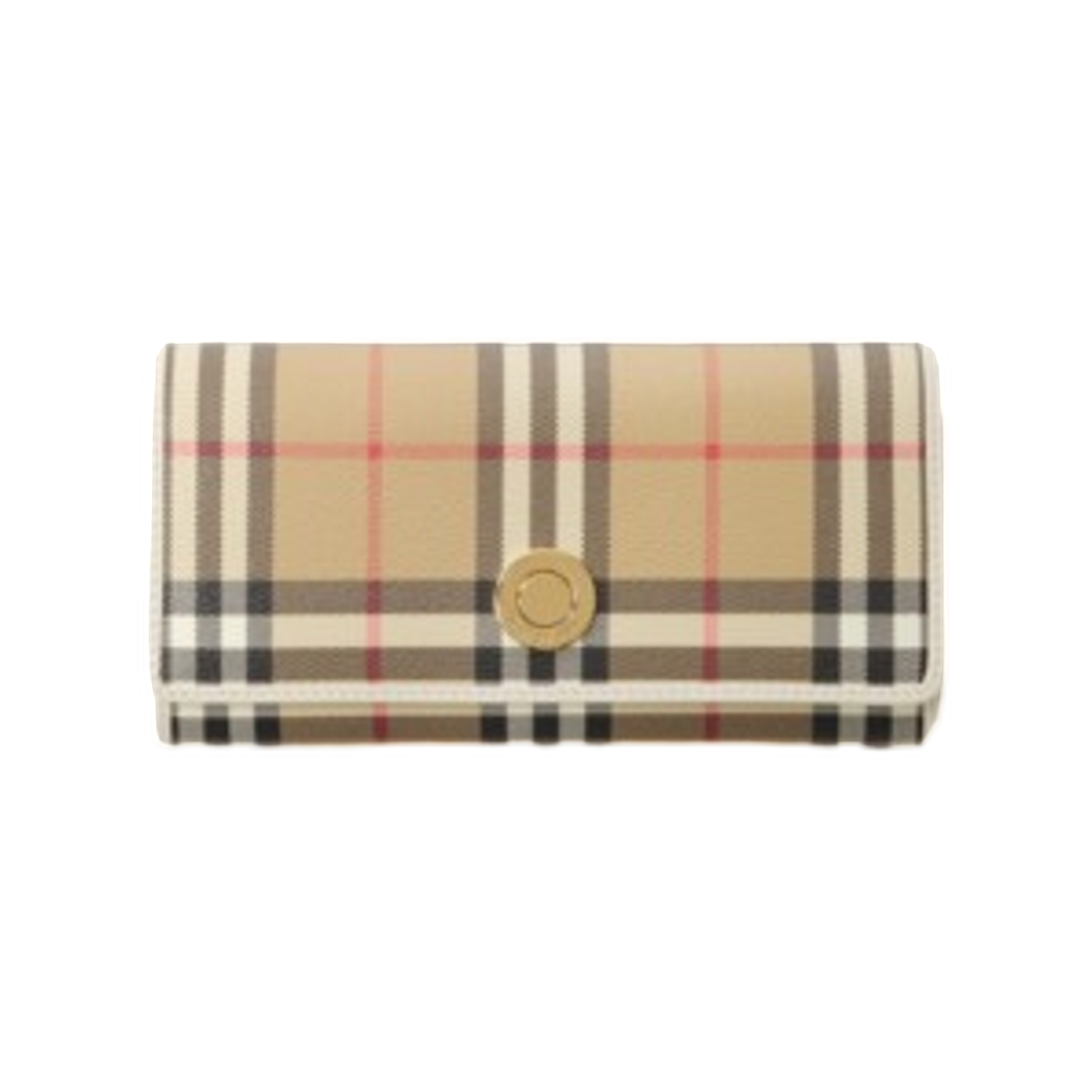 버버리 체크 컨티넨탈 월렛 아카이브 베이지 소프 베이지(Burberry Check Continental Wallet Archive Beige Soap Beige) - 1