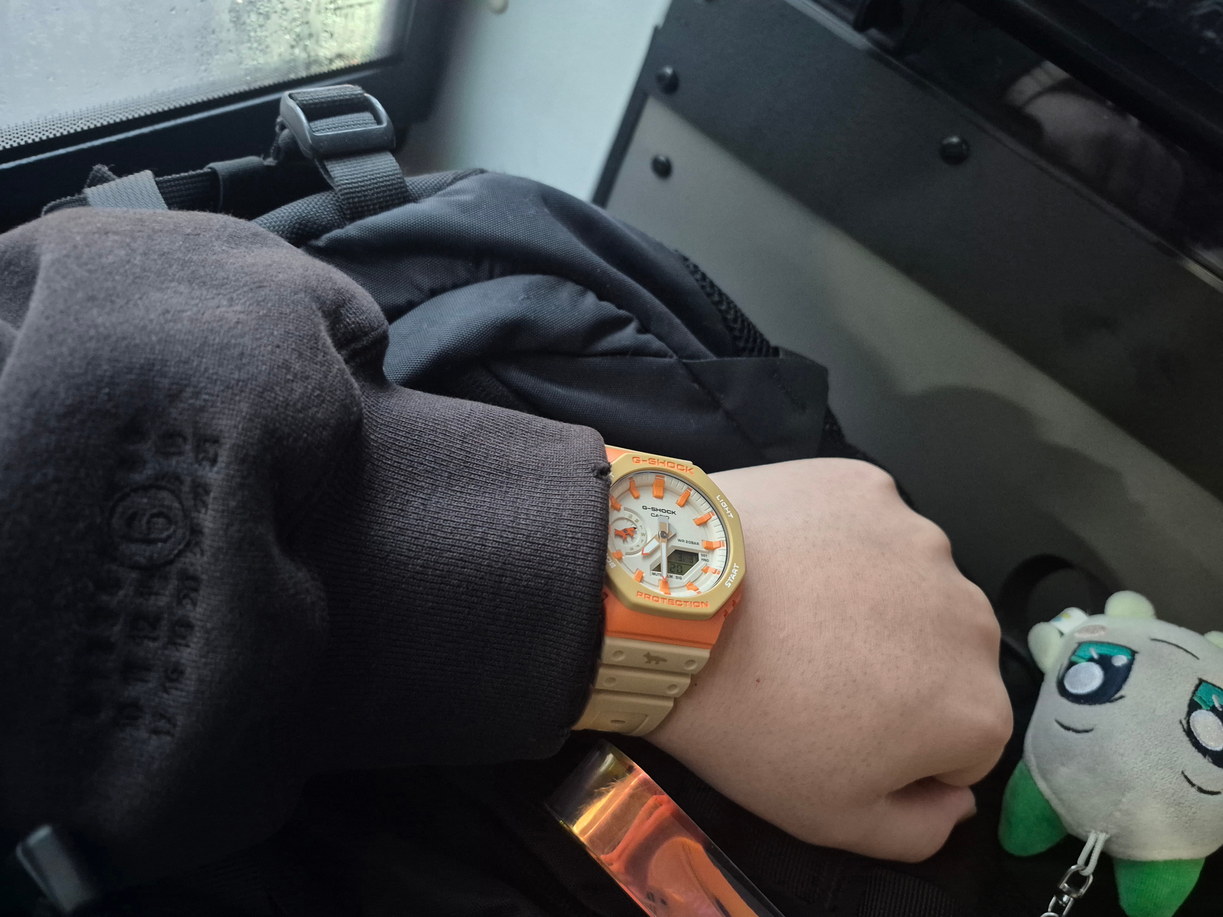 Supreme x MM6 Maison Margiela Zip Up Hooded Sweatshirt Black - 24SS, Casio x Maison Kitsune GA-2110MK-5A 착용 스타일