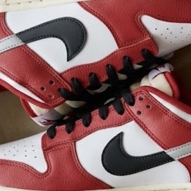 Nike Dunk Low Retro PRM University Red Black 착용 스타일