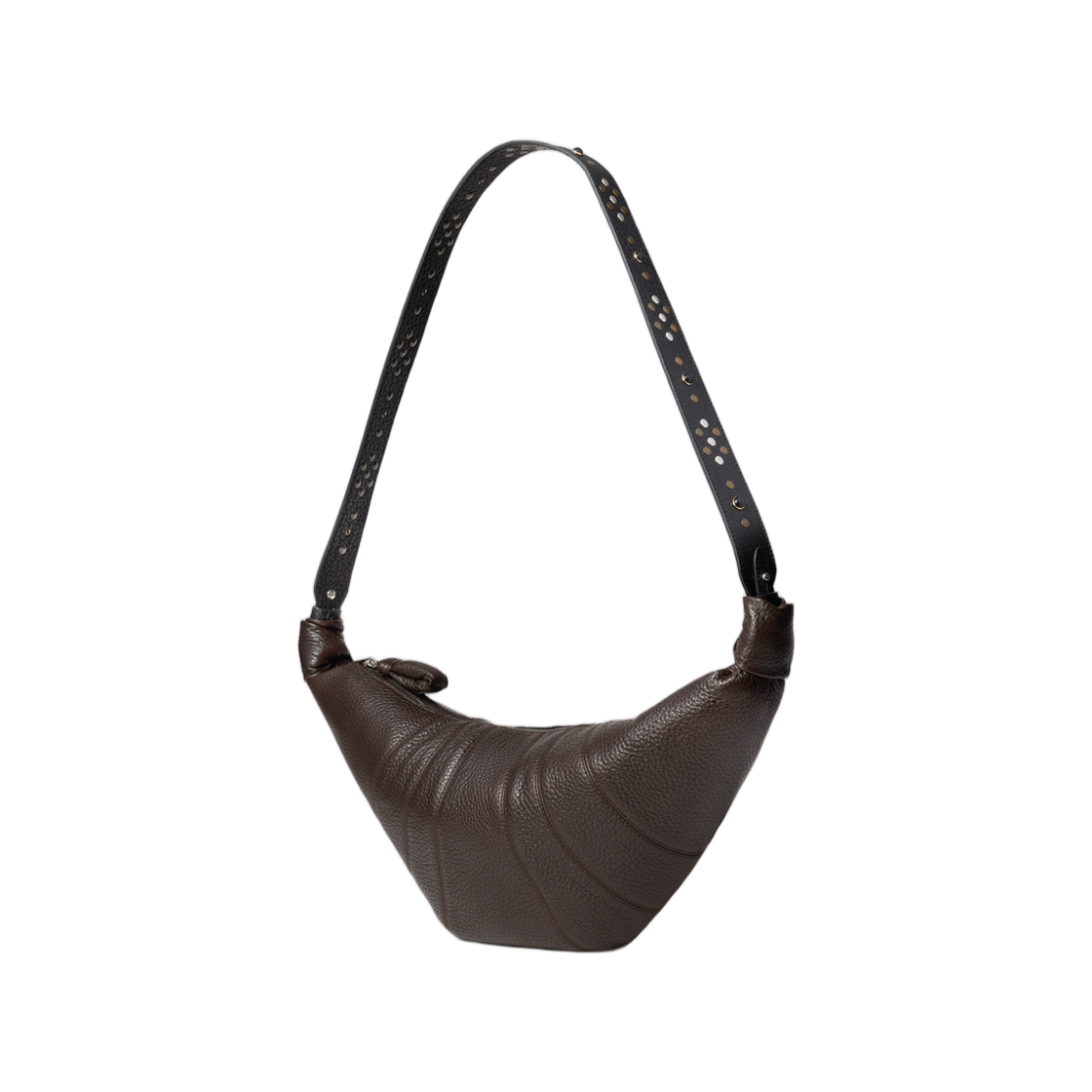 르메르 웨스턴 스터드 미디움 크루아상 백 레더 다크 초콜릿(Lemaire Western Studs Medium Croissant Bag in Leather Dark Chocolate) - 2