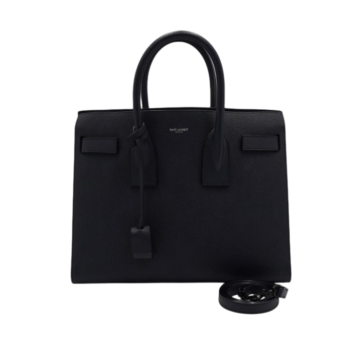 ITHNBFJPOP36 Saint Laurent Navy Small Sac de Jour Tote & Shoulder Bag