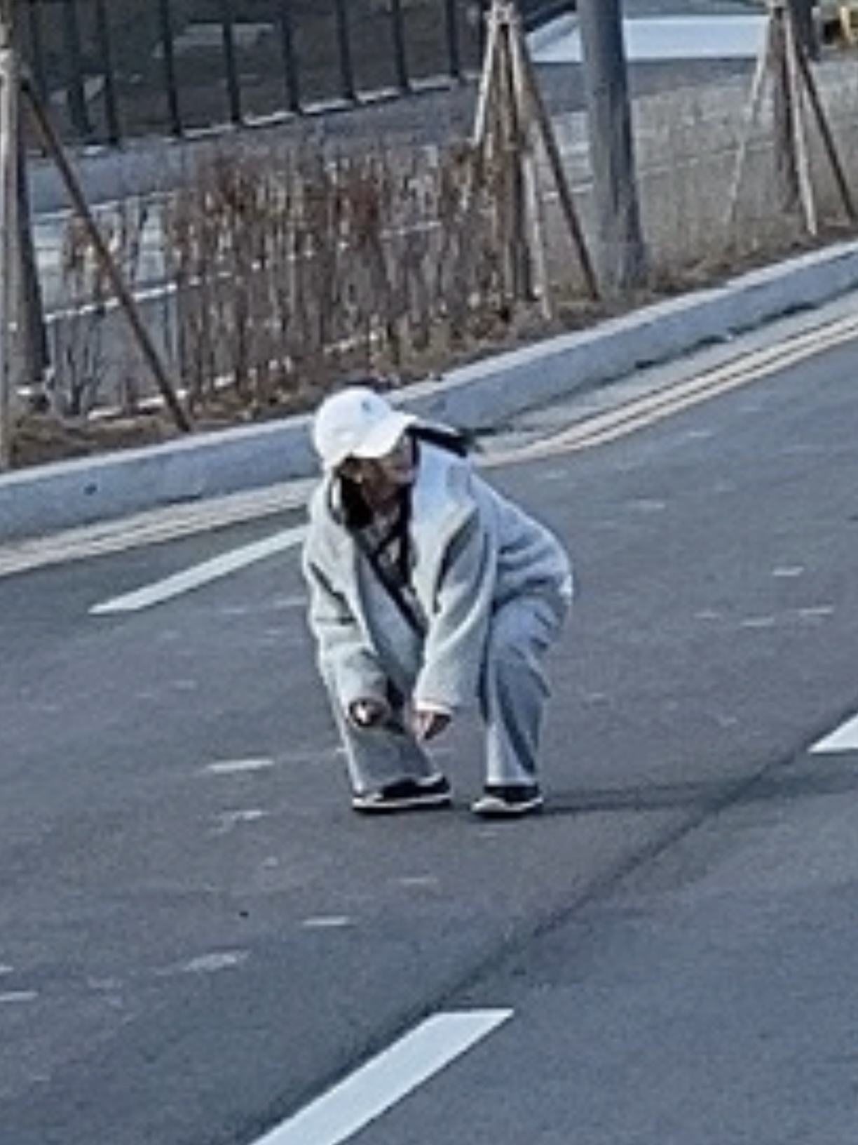 Supreme x Nike Arc Corduroy 6-Panel Purple - 22SS, Supreme x Nike Arc Corduroy Cargo Pants Purple - 22SS 착용 스타일 - 2