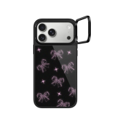 Casetify iPhone Pink Dreamy Ribbon Glazed Ring Stand Case
