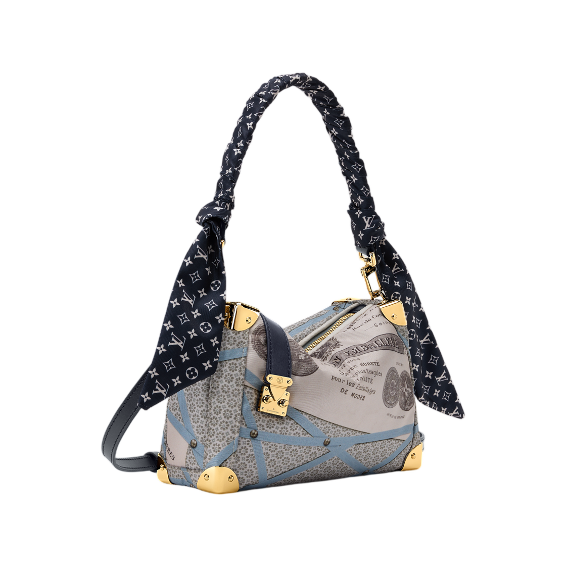 루이비통 사이드 트렁크 MM 베이지 블루(Louis Vuitton Side Trunk MM Beige Blue) - 2