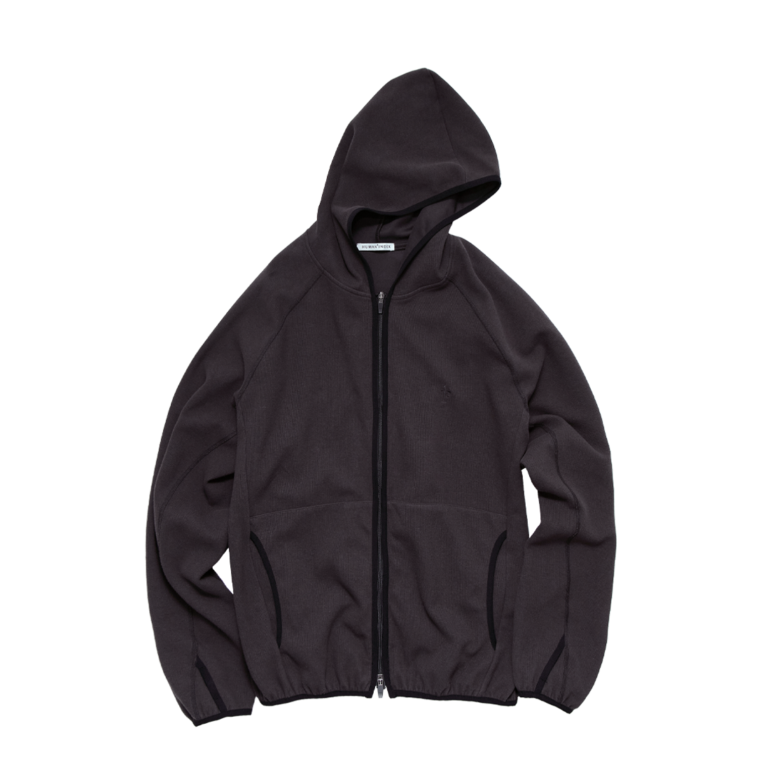 HM6PJU6051AB [더블적립] Polyteru Human Index Human Jersey Zip Hoodie Purple Charcoal