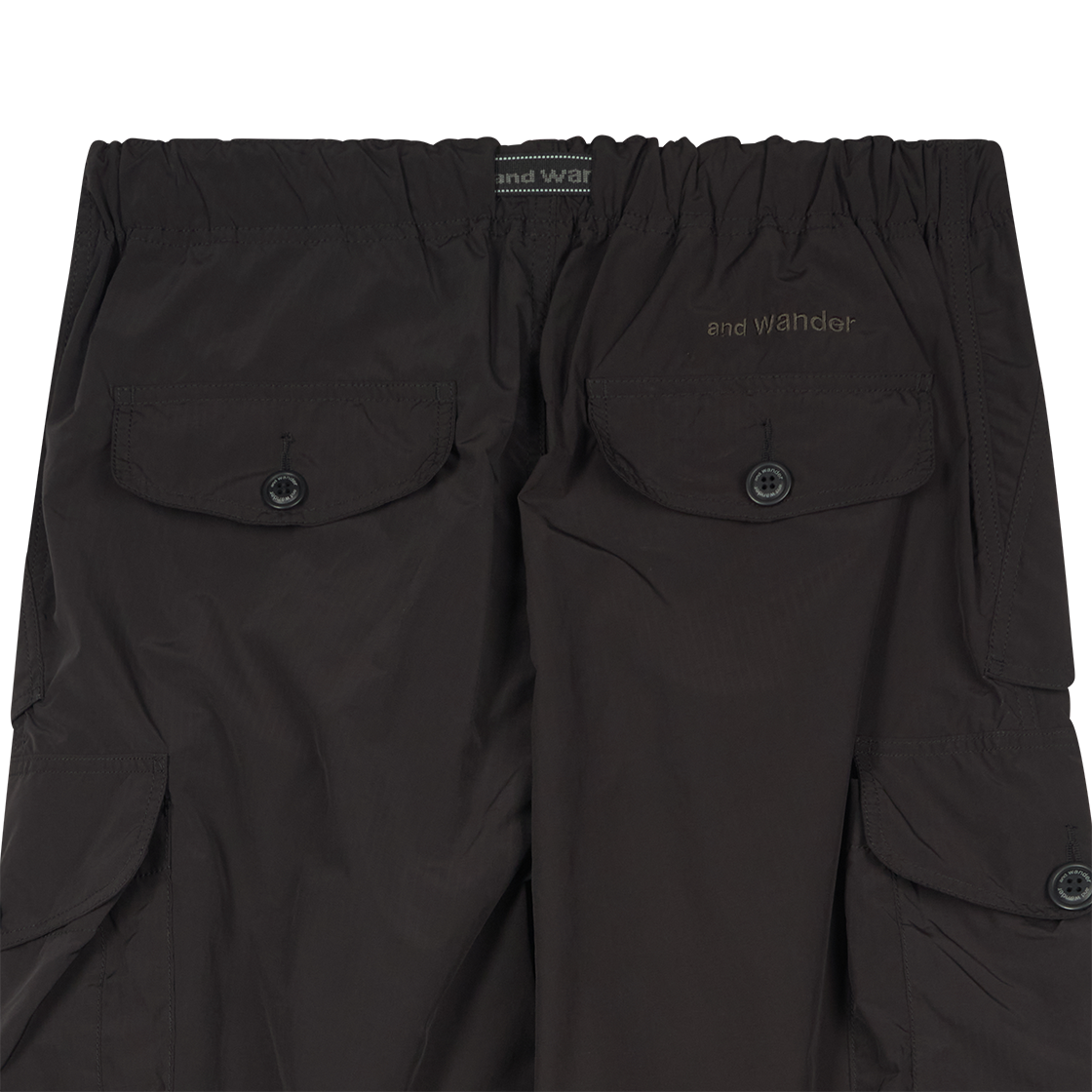 앤드 원더 091 오버사이즈 카고 팬츠 블랙 - 26SS(And Wander 091 Oversized Cargo Pants Black - 26SS) - 5