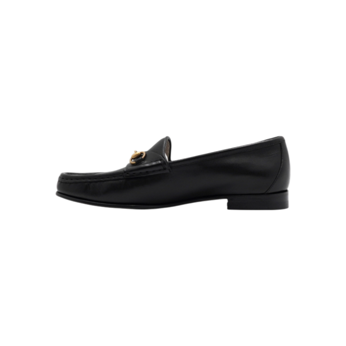 구찌 309701 블랙 레더 1953 홀스빗 여성 로퍼aa61459(Gucci 1953 Horsebit Black Leather Women's Loafers)