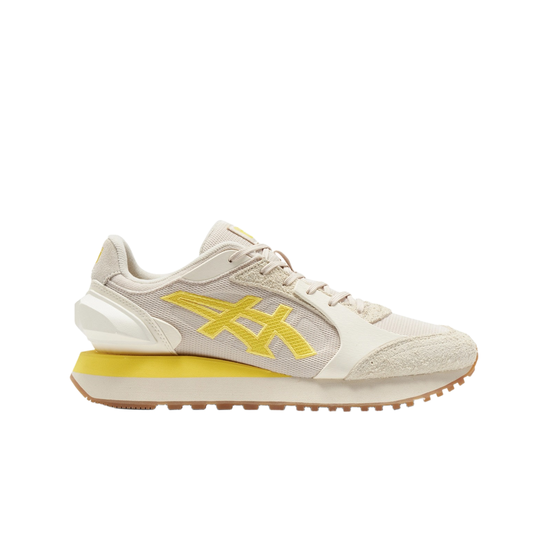 1183B555-250 Onitsuka Tiger Moage Co Mineral Beige Vibrant Yellow