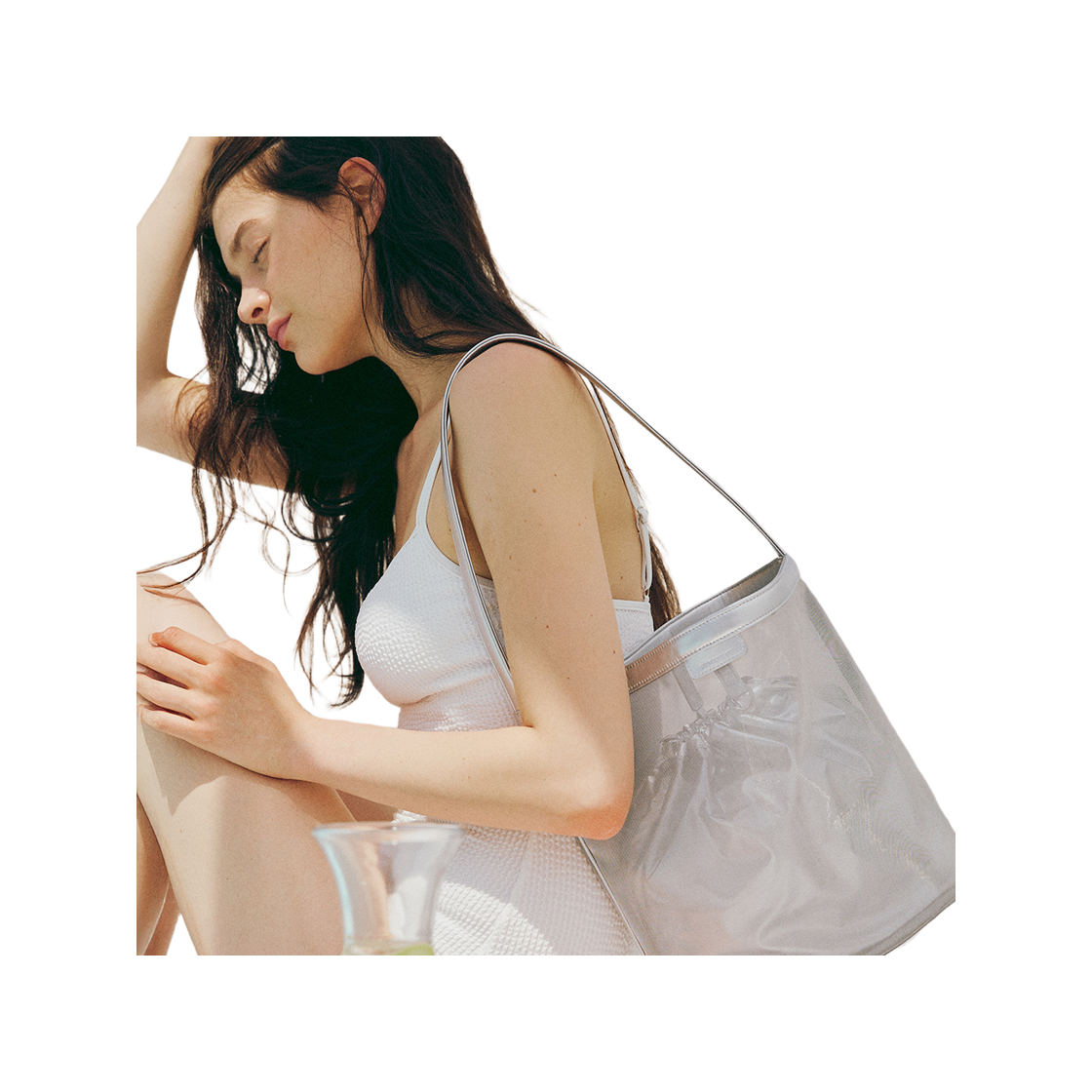 모어모르 옹드백 실버(moremorr Onde Bag Silver) - 6