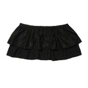 TERERU Short Layered Skirt Black