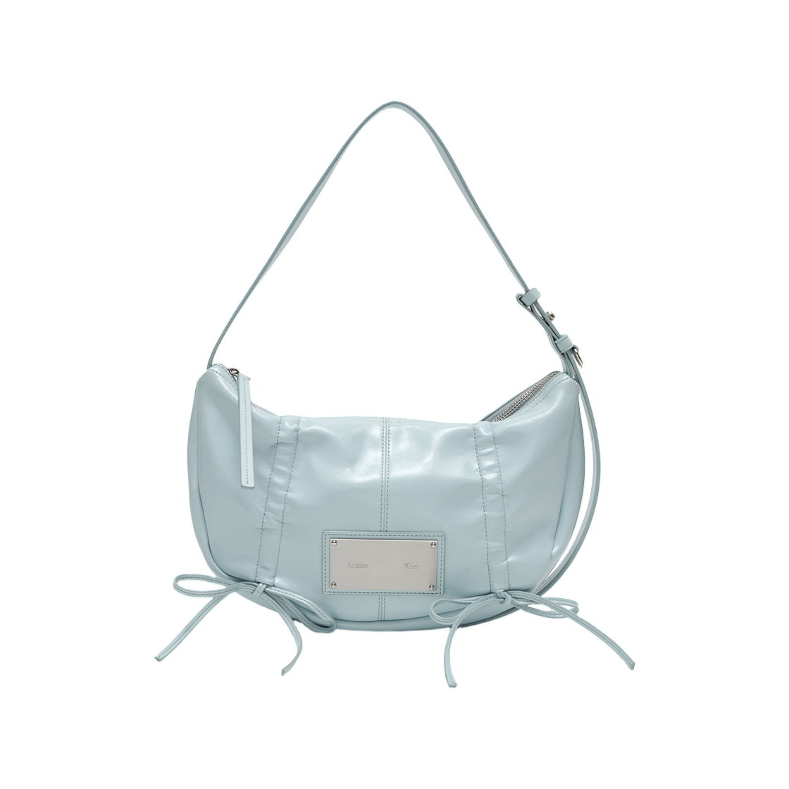 MK2600BG002VSK Matin Kim Half Shirring Ribbon Round Bag In Sky