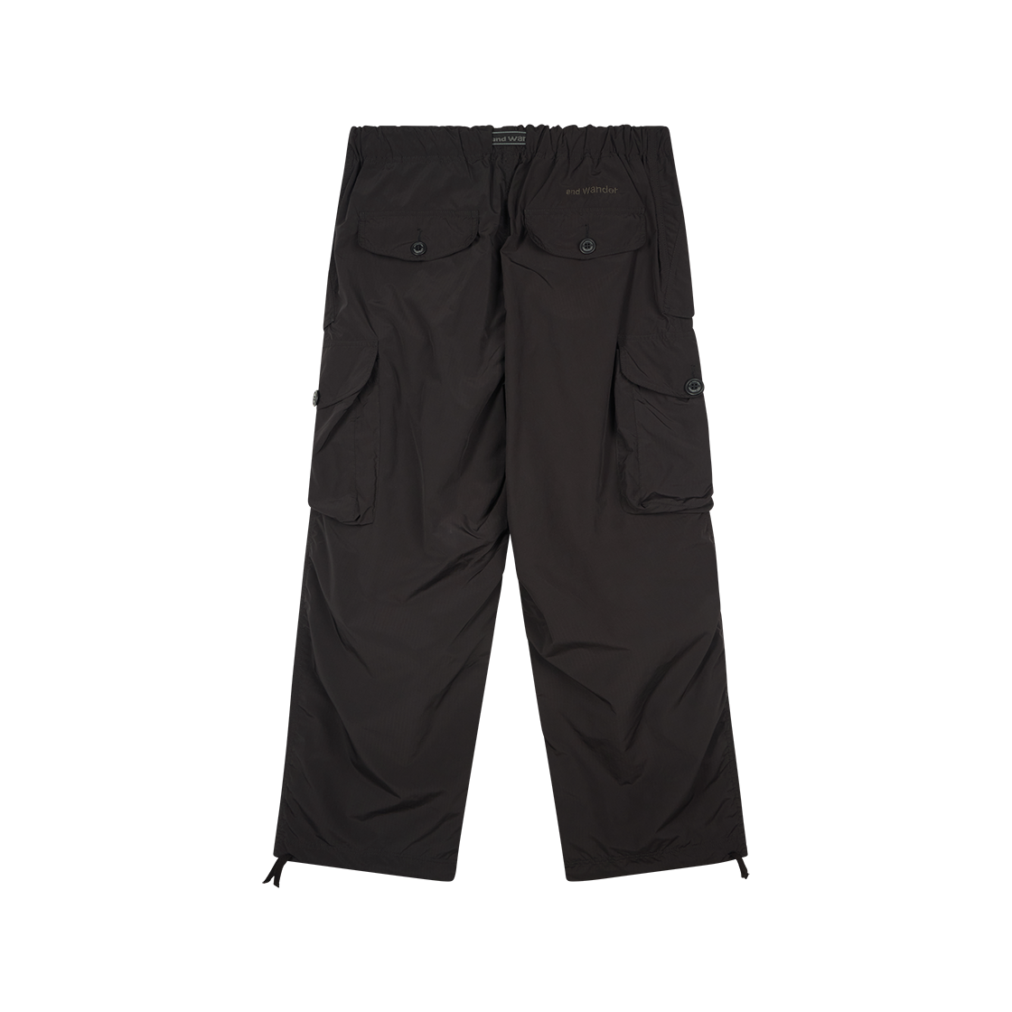 앤드 원더 091 오버사이즈 카고 팬츠 블랙 - 26SS(And Wander 091 Oversized Cargo Pants Black - 26SS) - 2