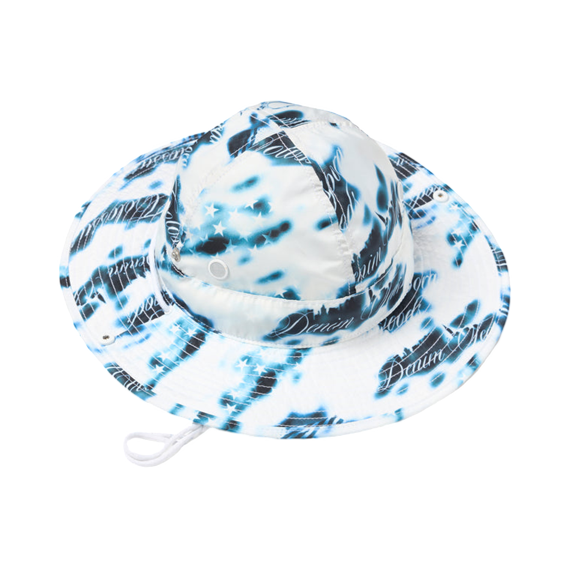 데님 티어스 클라우드 카모 버킷햇 화이트(Denim Tears Cloud Camo Bucket Hat White)