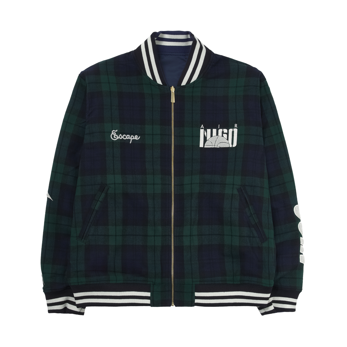 나이키 x 니고 어패럴 컬렉션 수베니어 자켓 미드나잇 네이비 블랙 (HQ7525-410)(Nike x Nigo Apparel Collection Souvenir Jacket Midnight Navy Black (HQ7525-410)) - 3