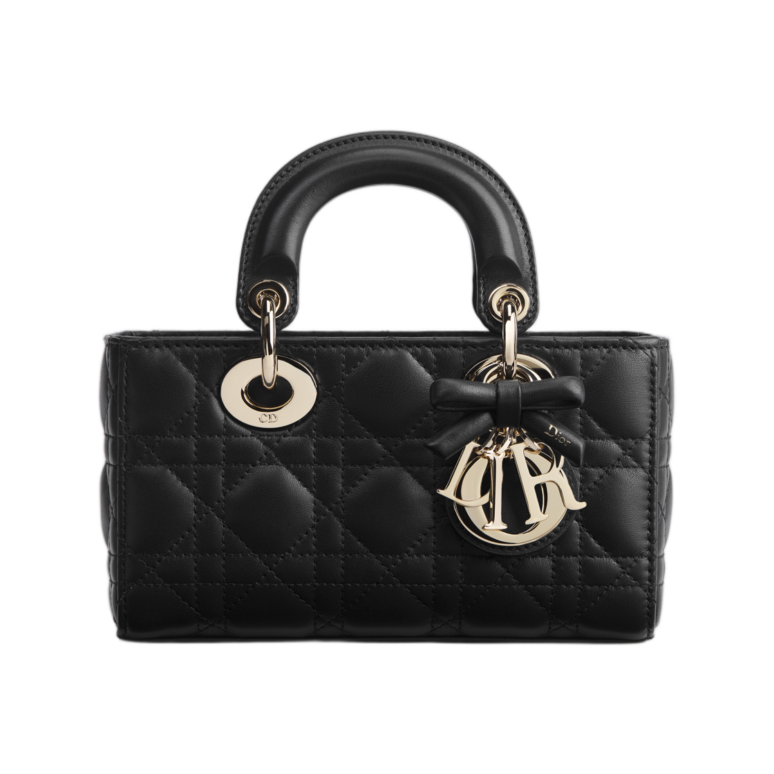 디올 미니 레이디 D-조이 백 까나쥬 램스킨 블랙(Dior Mini Lady D-Joy Bag Cannage Lambskin Black) - 1