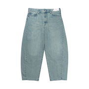 GU Barrel Leg Jeans Regular Blue