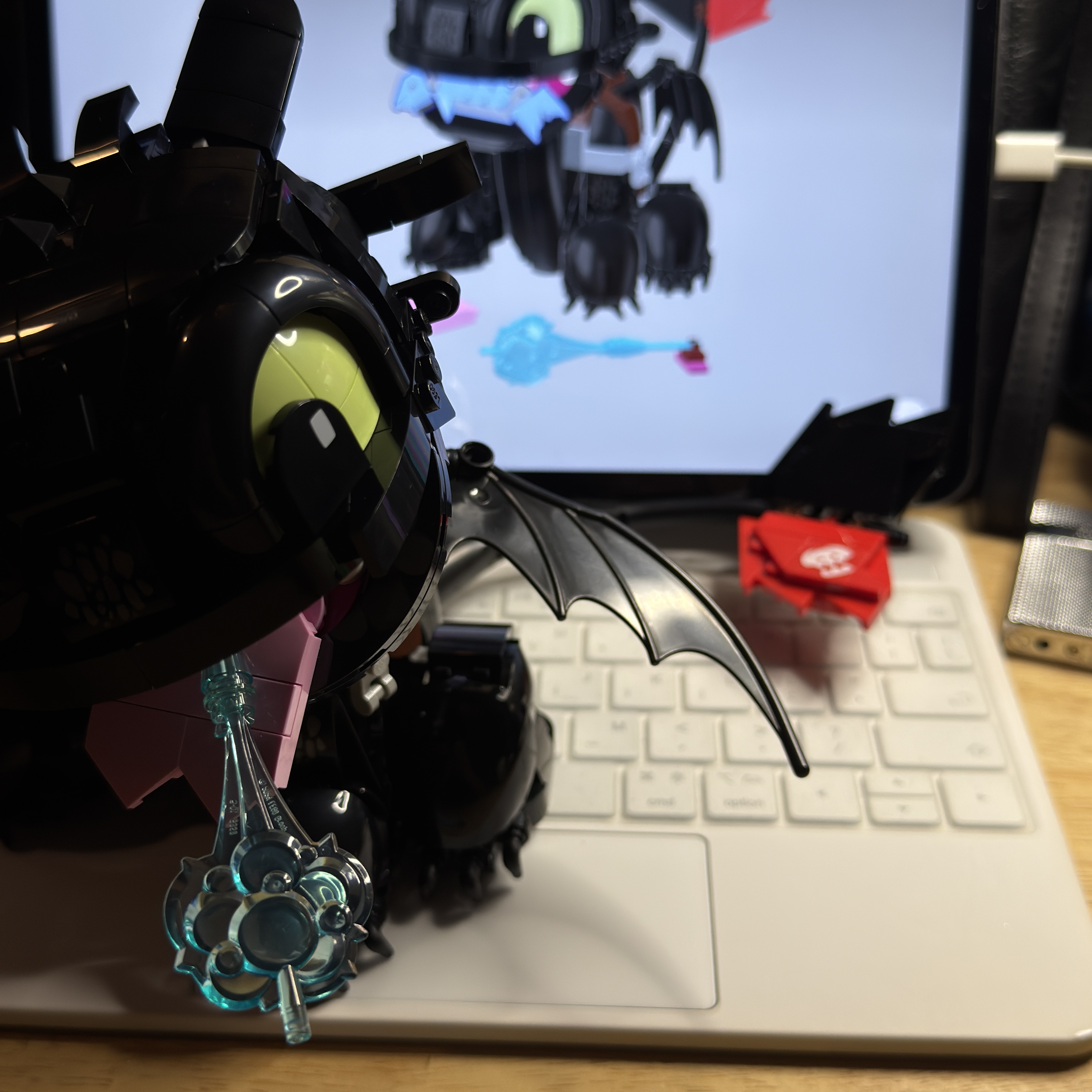 Lego How to Train Your Dragon Toothless 착용 스타일 - 2