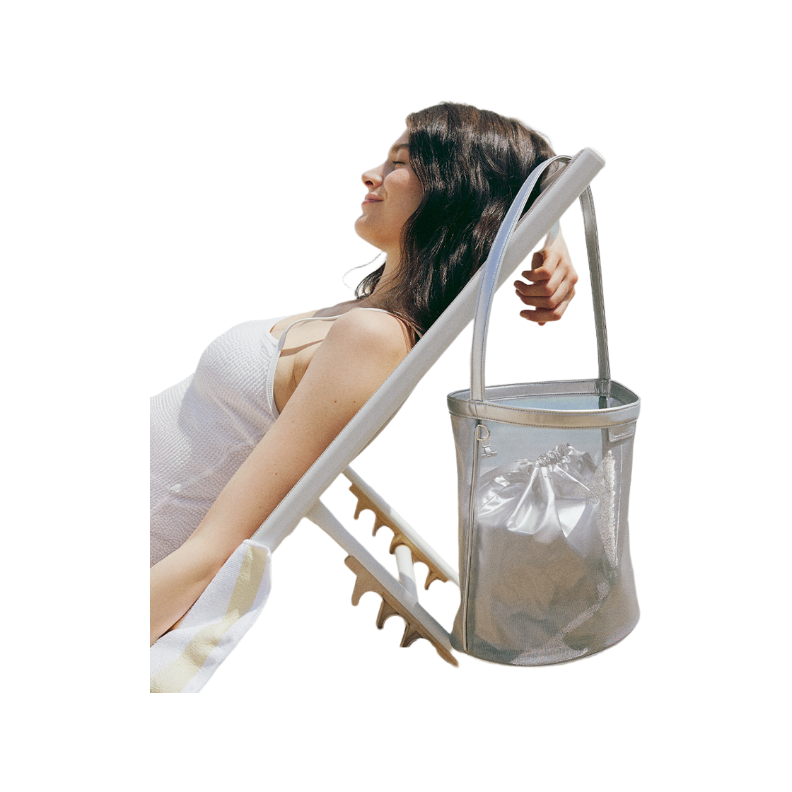 모어모르 옹드백 실버(moremorr Onde Bag Silver) - 3