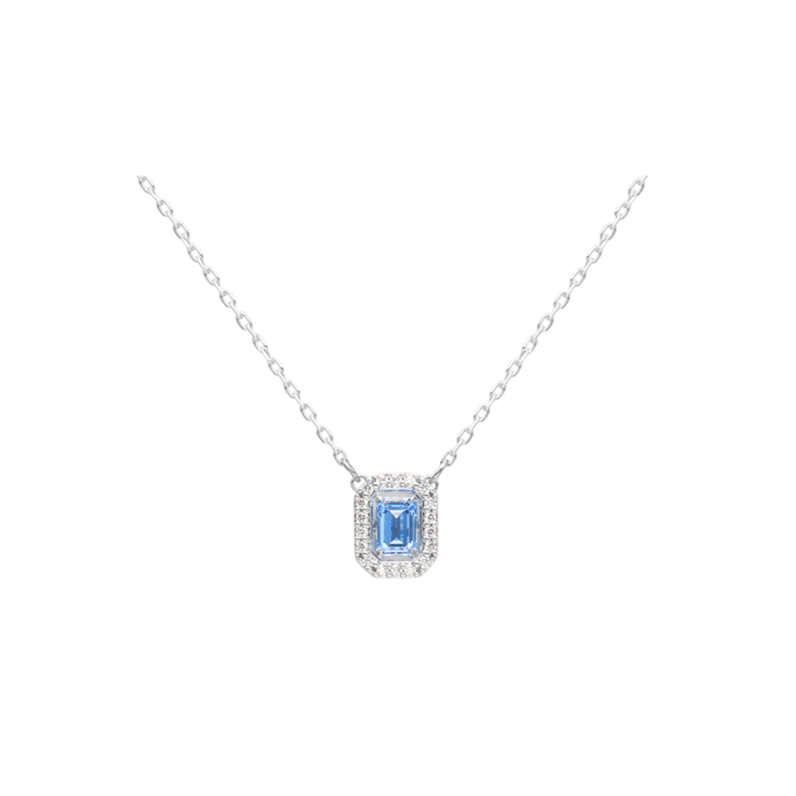 5614926 [15% 쿠폰] (W) Swarovski Millenia Necklace Blue Rhodium Plated