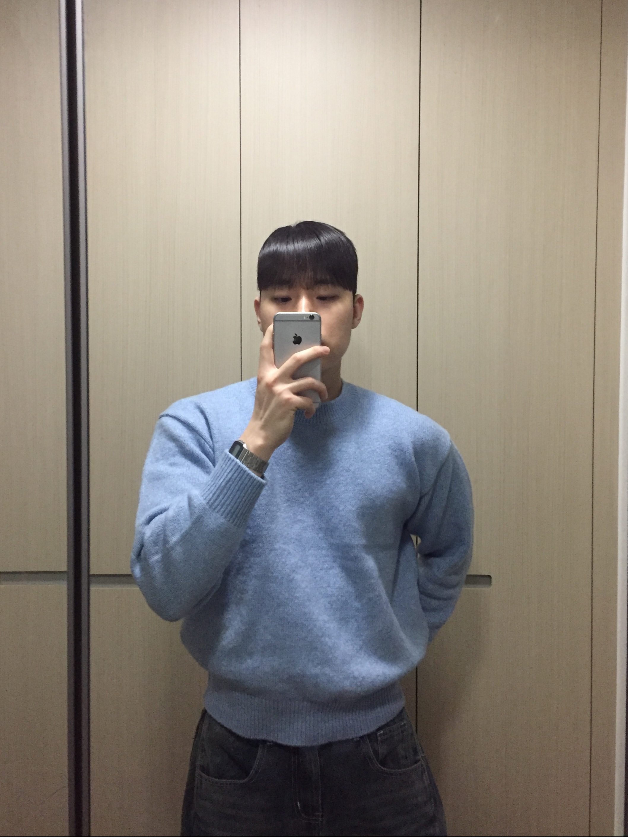 Casio A-158WA-1 착용 스타일