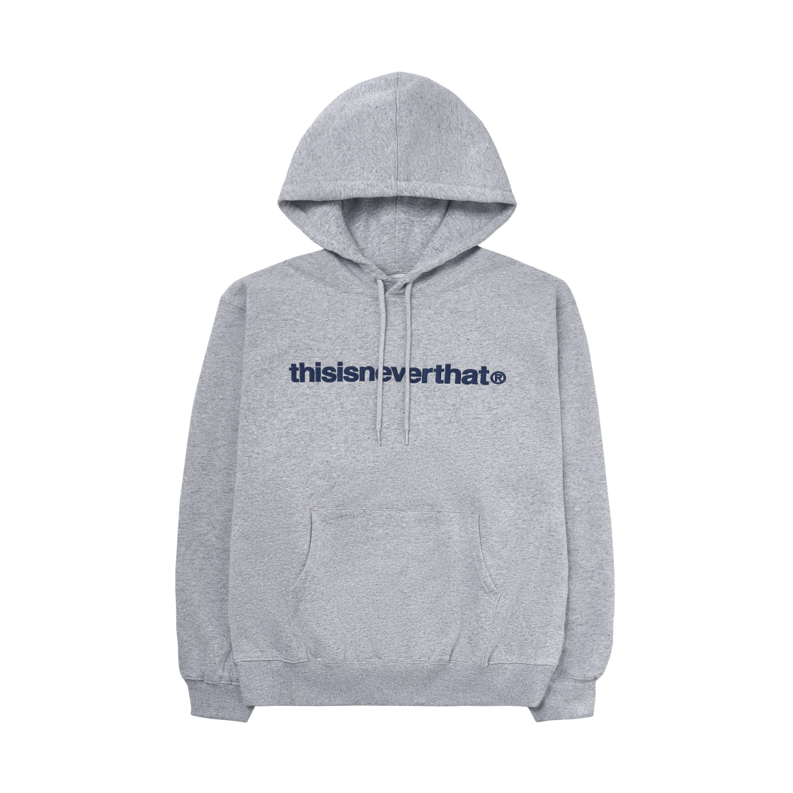 디스이즈네버댓 T-로고 후드 헤더 그레이(Thisisneverthat T-Logo Hoodie Heather Grey)