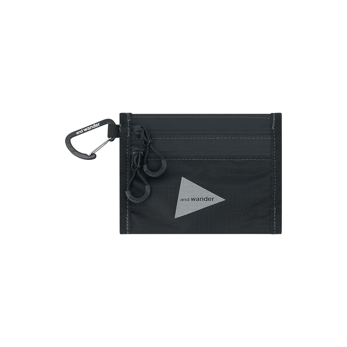 KM6BWAAW23BK And Wander 150 Crispy Rip Mini Twin Pouch Black - 26SS