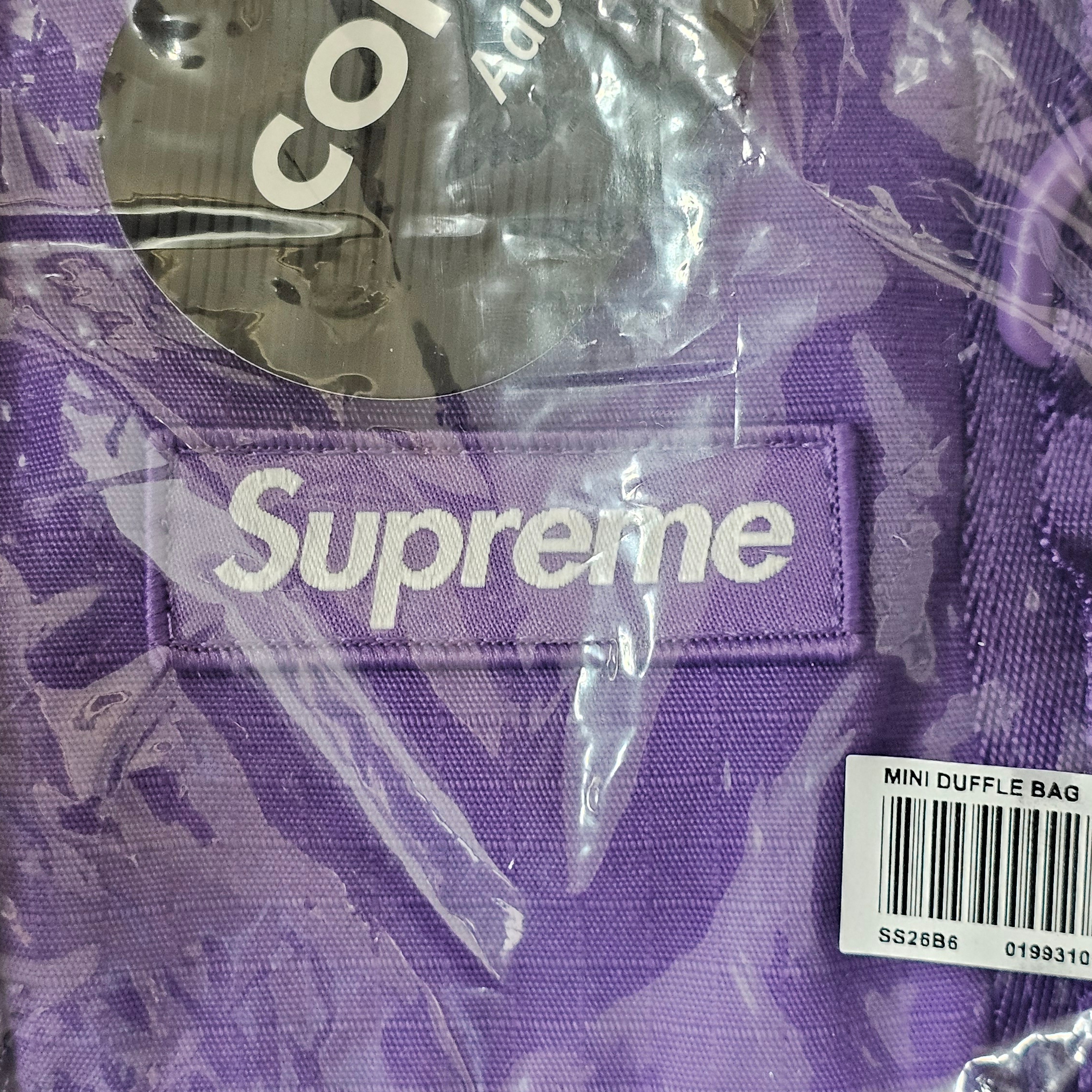 Supreme Mini Duffle Bag Purple - 26SS 착용 스타일 - 3