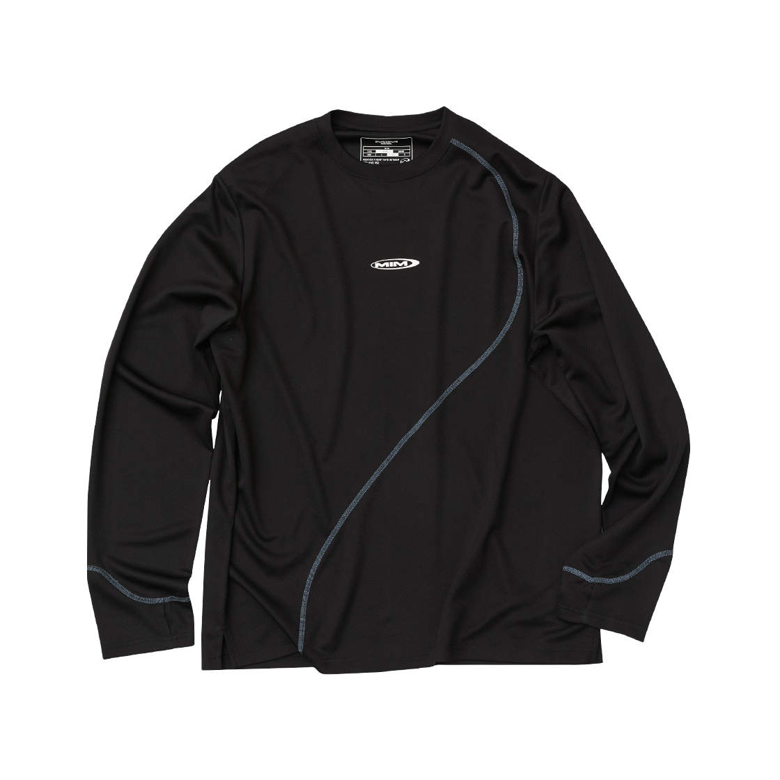엠아이엠 커브 심 롱슬리브 블랙(MIM Curve Seam Long Sleeve Black)
