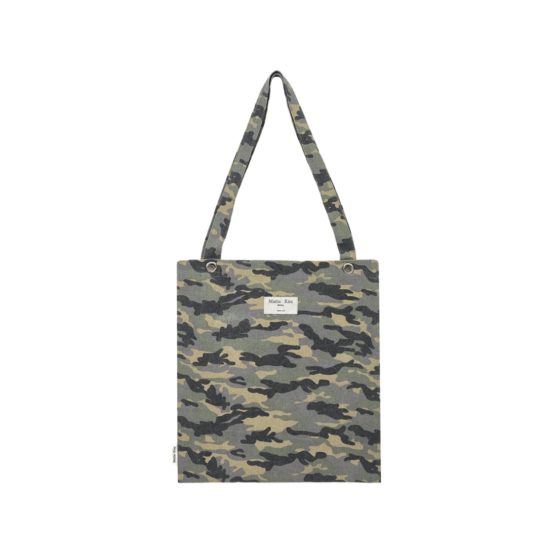 마뗑킴 마틴 카모플라주 에코백 카키(Matin Kim Matin Camouflage Ecobag In Khaki) - 2