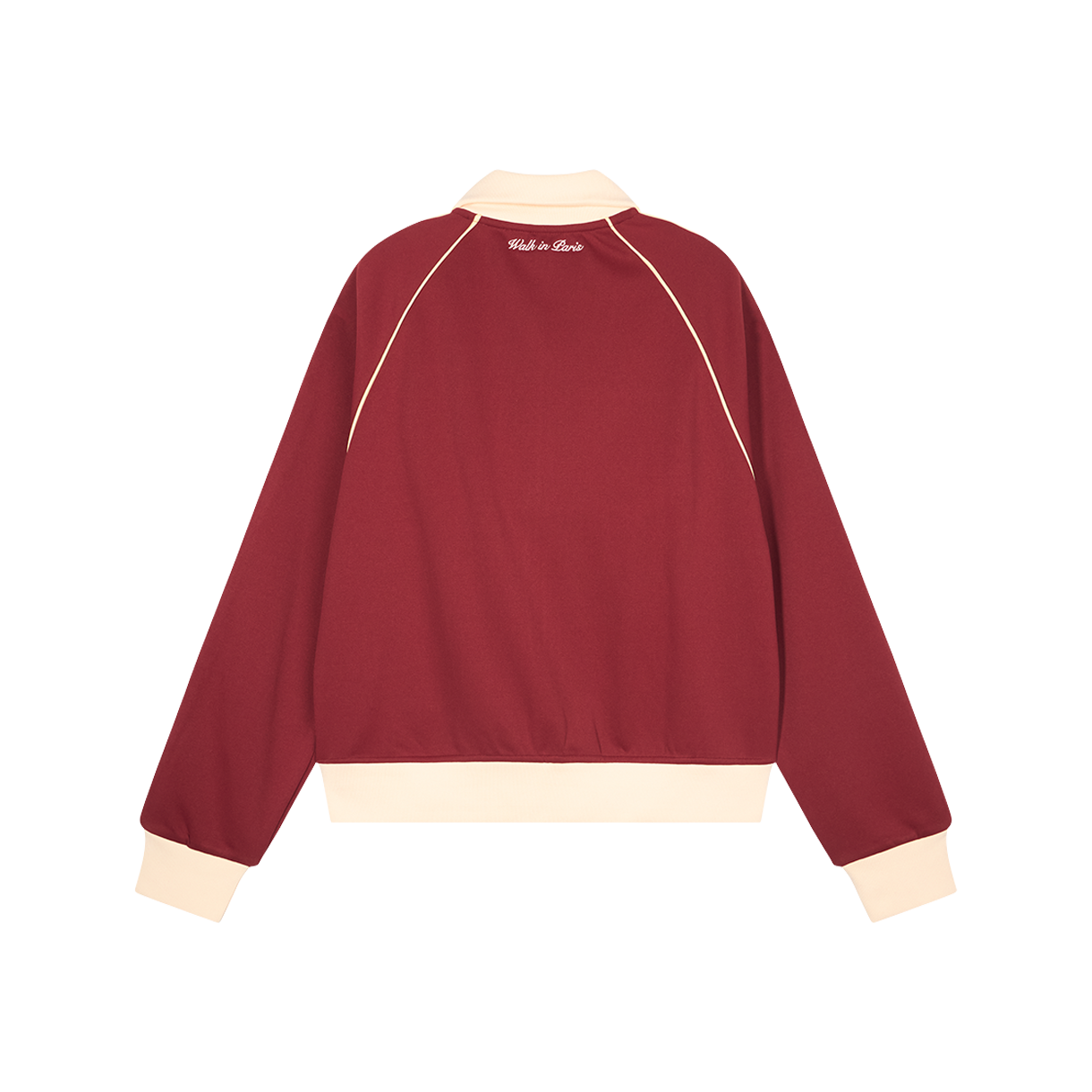 워크 인 파리 시그니처 버건디 트랙수트 자켓 루주 - 26SS(Walk In Paris Signature Burgundy Tracksuit Jacket Rouge - 26SS) - 2