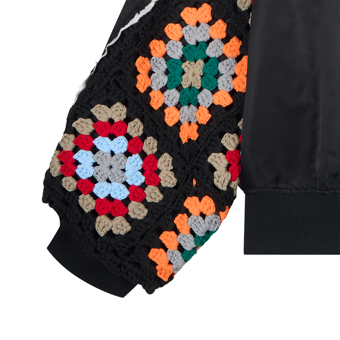 디스커버드 크로셰 슬리브 라이트 MA-1 블랙 - 26SS(DISCOVERED Crochet Sleeve Lite MA-1 Black - 26SS) - 6