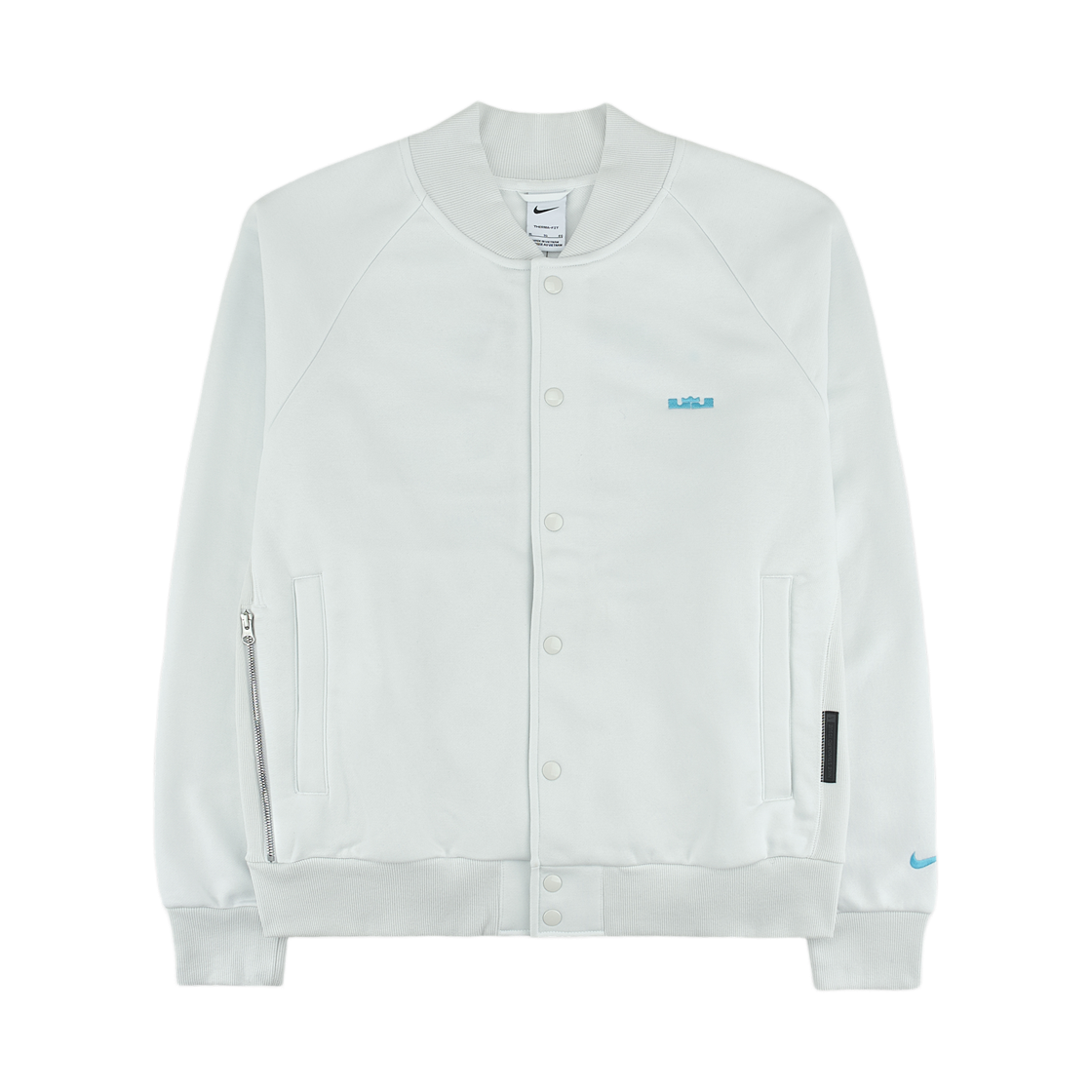 나이키 르브론 스탠다드 이슈 써마핏 베스킷볼 자켓 서밋 화이트 발틱 블루 - US/EU(Nike LeBron Standard Issue Therma-Fit Basketball Jacket Summit White Baltic Blue - US/EU) - 1
