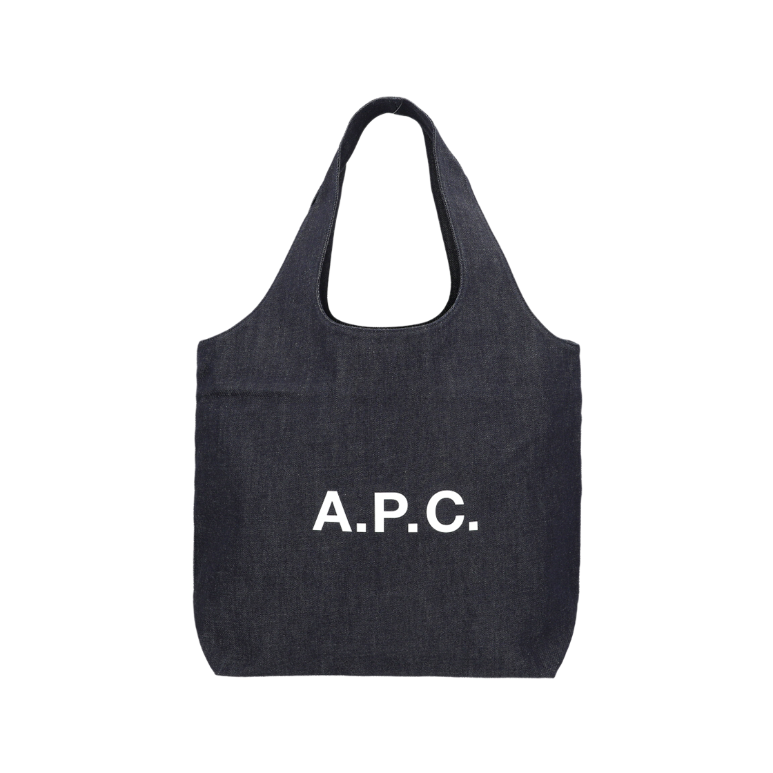 COHIZ M61565 IAI INDIGO [20% 쿠폰] A.P.C. Logo Tote Bag Indigo