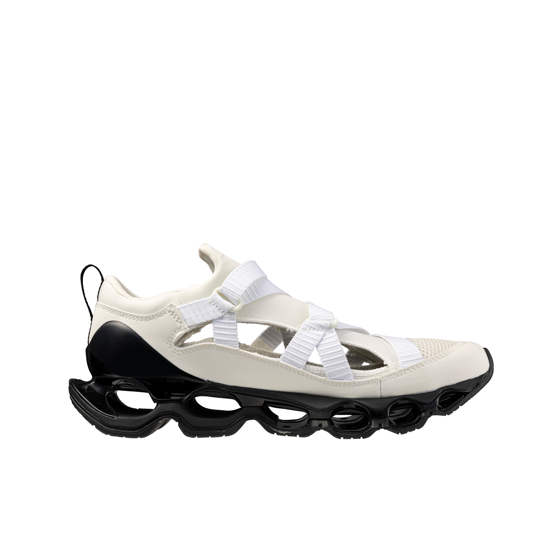 미즈노 웨이브 프로페시 스트랩 스노우 화이트 블랙(Mizuno Wave Prophecy Strap Snow White Black) - 2